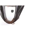 Image 5 : 19th Century Leather Padded Yolk Mirror