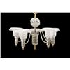 Image 2 : Lightolier Chandelier, Five-Arm, Glass Bobeches