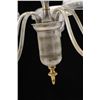 Image 9 : Lightolier Chandelier, Five-Arm, Glass Bobeches