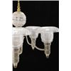 Image 12 : Lightolier Chandelier, Five-Arm, Glass Bobeches