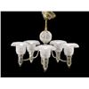 Image 2 : Lightolier Chandelier, Five-Arm, Glass Bobeches