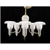 Image 3 : Lightolier Chandelier, Five-Arm, Glass Bobeches