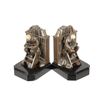 Image 2 : Bronze & Composite Sitting In The Library Bookends