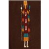 Image 7 : Navajo Yei Be Chei Polychrome Mohair Rug c. 1950's