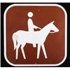 Image 1 : National Forest Horseback Riding Awareness Sign