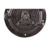 Image 3 : Cast Iron Round Oak Furnace Door c. Early 1900''s