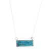 Image 2 : Navajo Kingman Turquoise Bar Necklace - Starr Bird