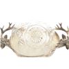Image 9 : Silver Plated Elk Head Serving Dish c 20th Century