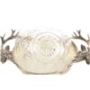 Image 9 : Silver Plated Elk Head Serving Dish c 20th Century