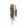 Kiowa Beaded Dag Knife Sheath & Trade Knife