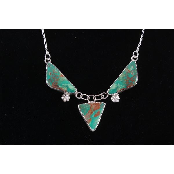 Navajo Royston Turquoise Necklace by C.J. Butler