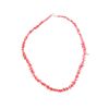 Navajo Graduated Red Branch Coral 14k GF Necklace