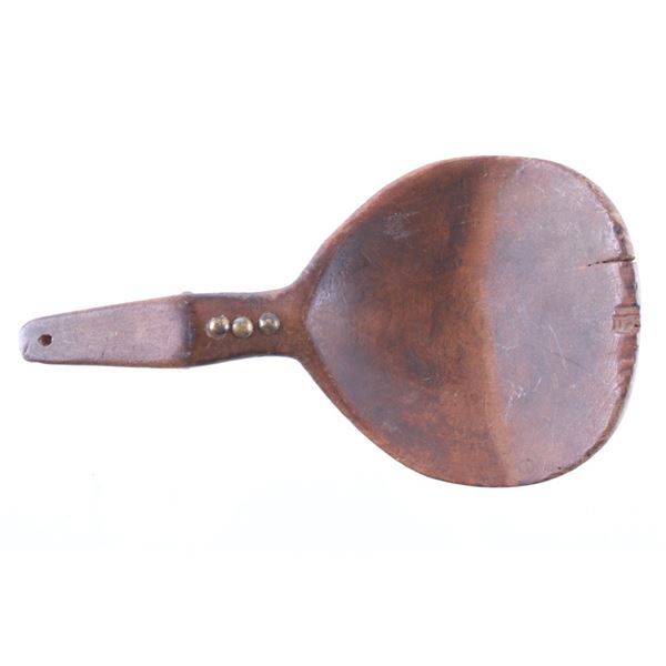 Sioux Tacked Wooden Scoop/ Paddle c. 1900's