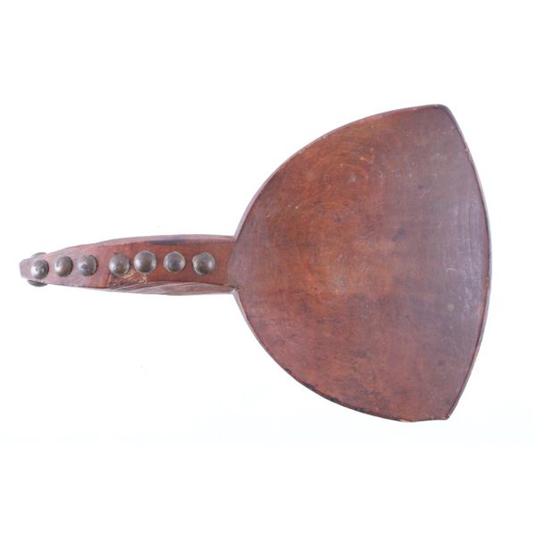 Sioux Tacked Wooden Scoop/ Paddle c. 1900's