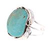 Image 2 : Navajo Number 8 Turquoise Bracelet Herbert Tsosie