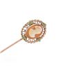 Image 2 : 19th Century Gold & Shell Cameo Hat Pin