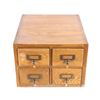 Image 2 : Four Drawer Quarter Sawn Oak Index Card Cabinet