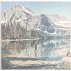 Image 2 : Fly Fishing on a Mountain Lake Chromolithograph