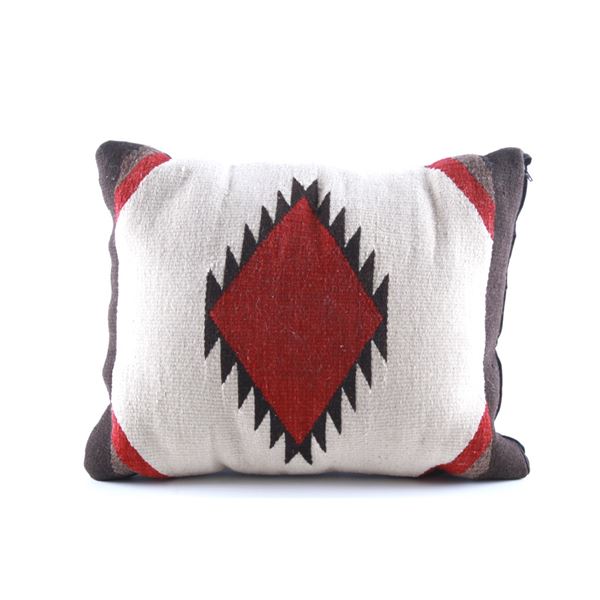 Zapotec Medallion Saltillo Wool Pillow c. 1960's