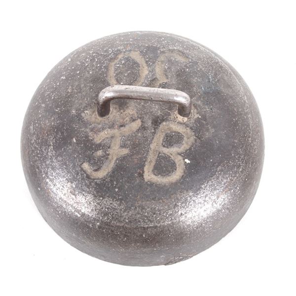 19th Century Cast Iron Horse Wagon Tether Weight
