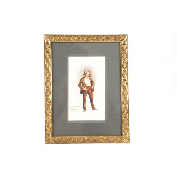 Charles M. Russell's "Self Portrait" Ltd Ed. Print