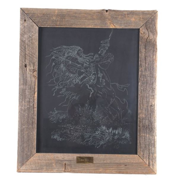 "War Chief", Framed Etching Bill O'Neill
