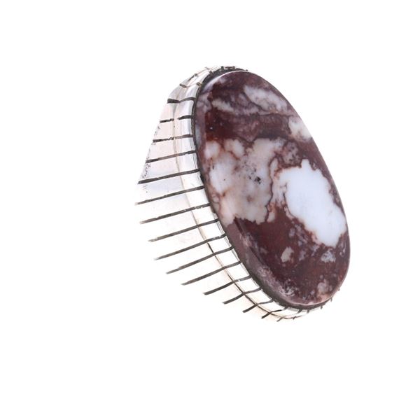 Navajo Wild Horse Jasper Richard Hoskie Large Ring