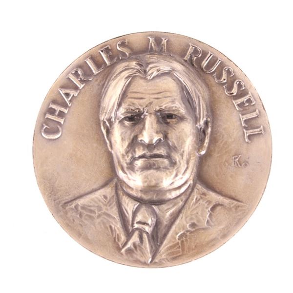 Charles M. Russell Blackinton Sterling Large Medal