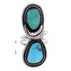 Image 2 : Navajo Sterling Silver Turquoise Ring Collection