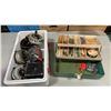 Image 1 : TACKLE BOX WITH CONTENTS AND TRAY OF REELS