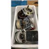 Image 4 : TACKLE BOX WITH CONTENTS AND TRAY OF REELS