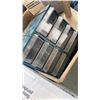 Image 11 : 3 BOXES AND CRATE OF TOOLS, PARTS ORGANIZERS, HARDWARE