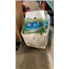 Image 1 : BOX OF 2 ROUND POOLS, HUMIDIFIER AND MORE