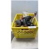 Image 1 : CRATE OF CHAIN MAIL GLOVES, BUTCHERING TOOLS HEAT