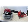 Image 1 : VINTAGE HOMELITE GAS CHAINSAW, HONDA HELMET AND BOSCH BATTERY CHARGERS