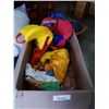 Image 1 : BOX OF INFLATEABLES AND KIDS LIFE JACKETS