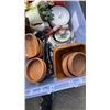 Image 2 : TOTE OF WOOD BOWLS, VASES
