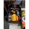 Image 2 : 2 TRAYS OF HIGH VIS CLOTHING, FLASHLIGHTS, HARD HAT