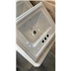 Image 6 : STAINLESS STEEL DOUBLE SINK AND 4 PORCELAIN DROP IN SINKS