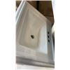 Image 8 : STAINLESS STEEL DOUBLE SINK AND 4 PORCELAIN DROP IN SINKS