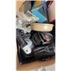 Image 2 : BOX OF VINTAGE CAMERA AND FILMING ACCESSORIES INCLUDING CANON LENS
