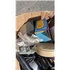 Image 3 : BOX OF VINTAGE CAMERA AND FILMING ACCESSORIES INCLUDING CANON LENS