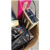 Image 5 : BOX OF VINTAGE CAMERA AND FILMING ACCESSORIES INCLUDING CANON LENS