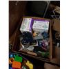 Image 3 : 5 BOXES AND BAG OF ART SUPPLIES, OFFICE SUPPLIES AND MORE