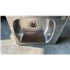 Image 4 : STAINLESS STEEL DOUBLE SINK AND 3 PORCELAIN DROP IN SINKS