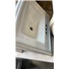 Image 7 : STAINLESS STEEL DOUBLE SINK AND 3 PORCELAIN DROP IN SINKS
