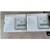 Image 2 : 2 NEW WEISER DEADBOLTS WITH 2 NEW HONEYWELL THERMOSTATSAND KIDDE SMOKE AND CARBON MONOXIDE ALARM