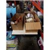 Image 1 : 2 BOXES OF TOOLS, SHOP SUPPLIES, CUTTING DISCS, WRENCHES