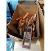 Image 2 : 2 BOXES OF TOOLS, SHOP SUPPLIES, CUTTING DISCS, WRENCHES