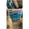 Image 3 : 9 STORAGE TOTE WITH LIDS